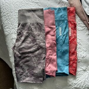 Gymshark shorts 
( leggings cut into shorts)